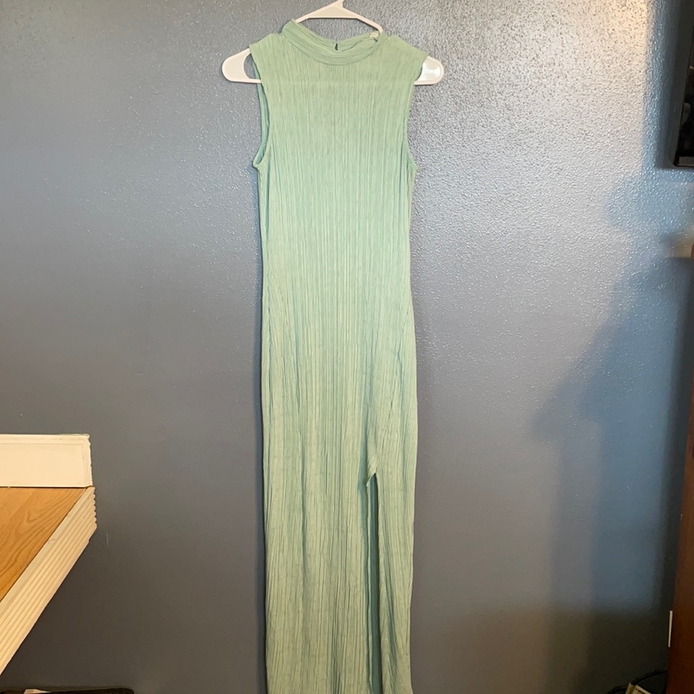 Maxi semi fitted dress